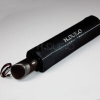 OMBRELLO HIGH-TECH XL AUTOMATICO APRI/CHIUDI 10 STECCHE ANTIVENTO ALTA RESISTENZA . STRATOS - BLACK