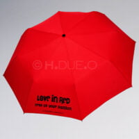 OMBRELLO PIEGHEVOLE LEGGERO ANTIVENTO . JOYHEART - RED