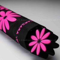 OMBRELLO ANTIVENTO IMPUGNATURA MARGHERITA . FLOWER POWER - FUCHSIA