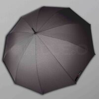 OMBRELLO LUNGO XXL AUTOMATICO 10 STECCHE TOTAL FIBRA ANTIVENTO HIGH-TECH . COHIBA - GREY SMOKE